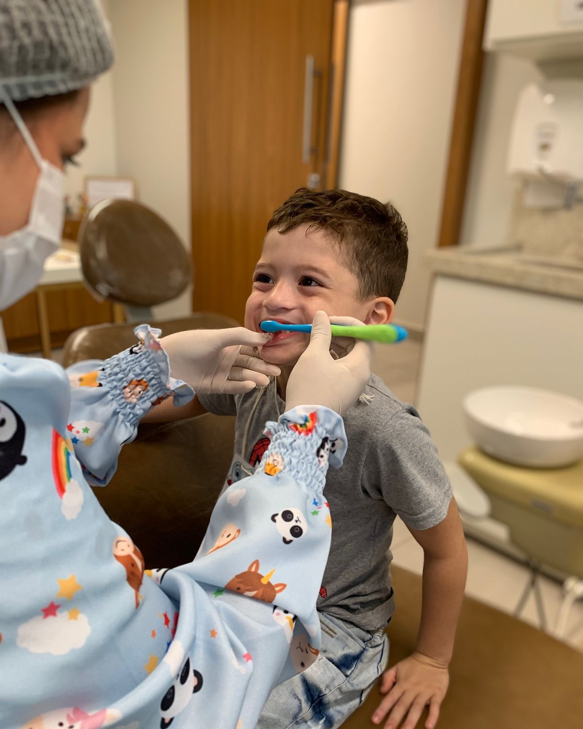 Atendimento odontológico infantil no Espaço Odontológico